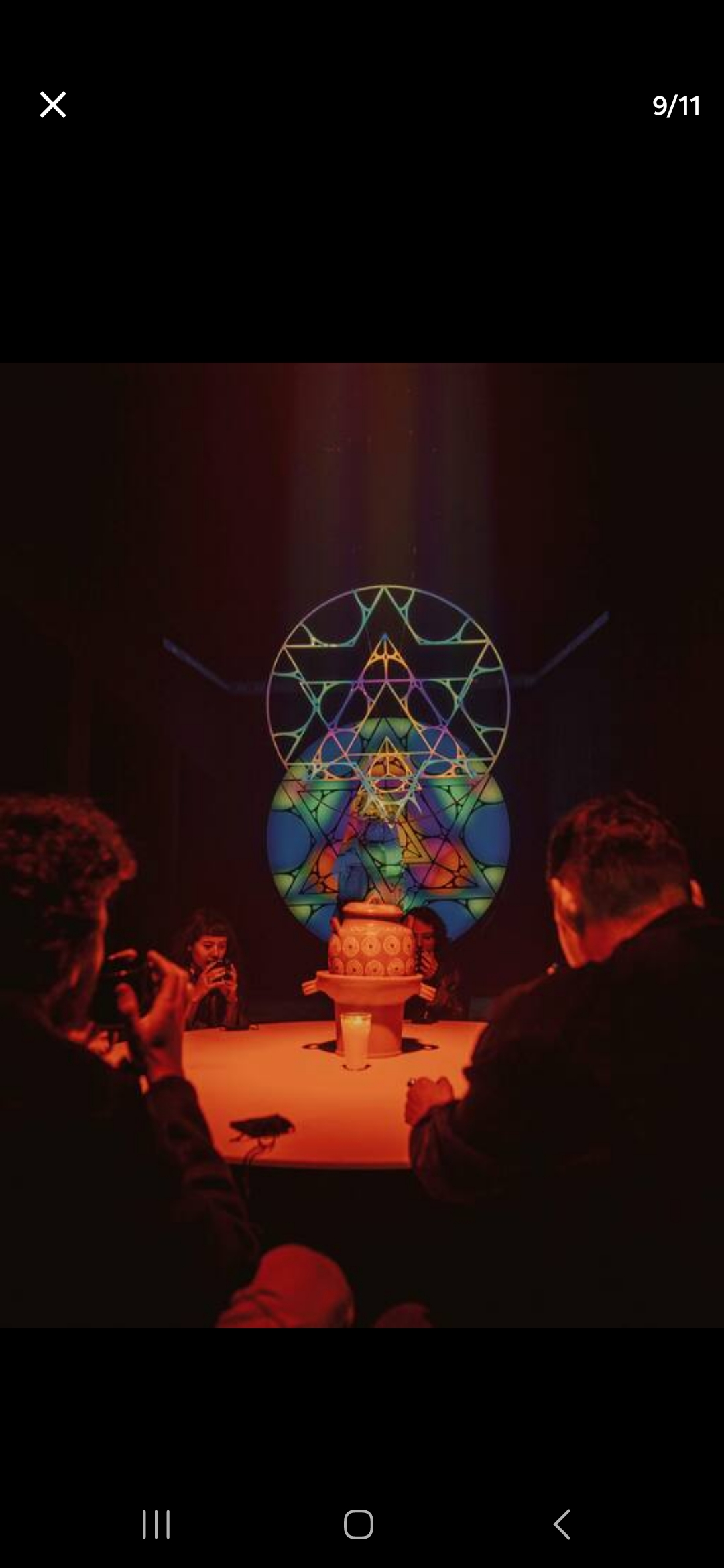 Chroma — volumetric projection ceremony