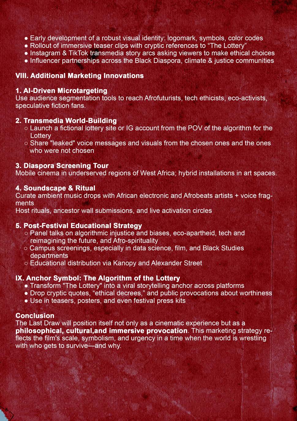 Release and rollout plan